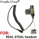 Усиленная версия U94 PTT для гарнитуры REAL STEAL для Yaesu Radio VX-8R VX8DR VX-8 VX-8E 3M comtacsMSA, динамический микрофон