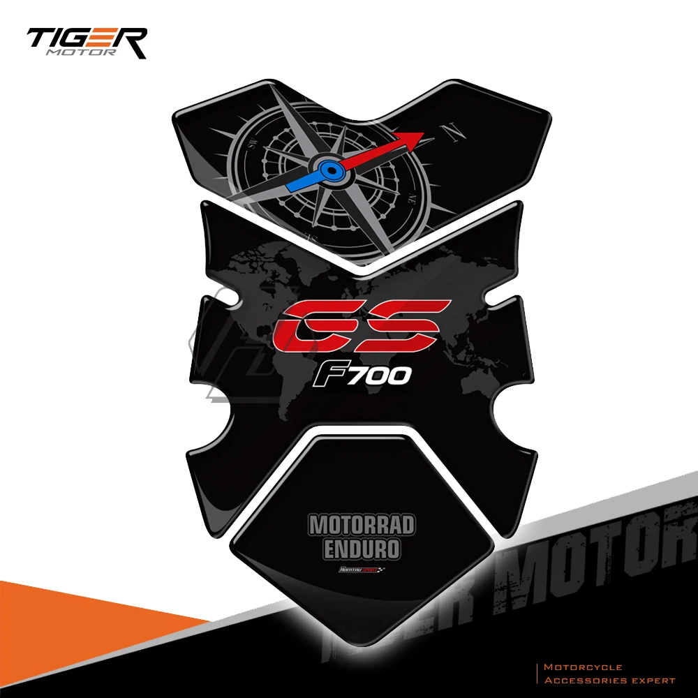 

For BMW F700GS Tankpad F700 GS 2012-2015 3D Resin Motorcycle Fuel Gas Tank Pad Protector