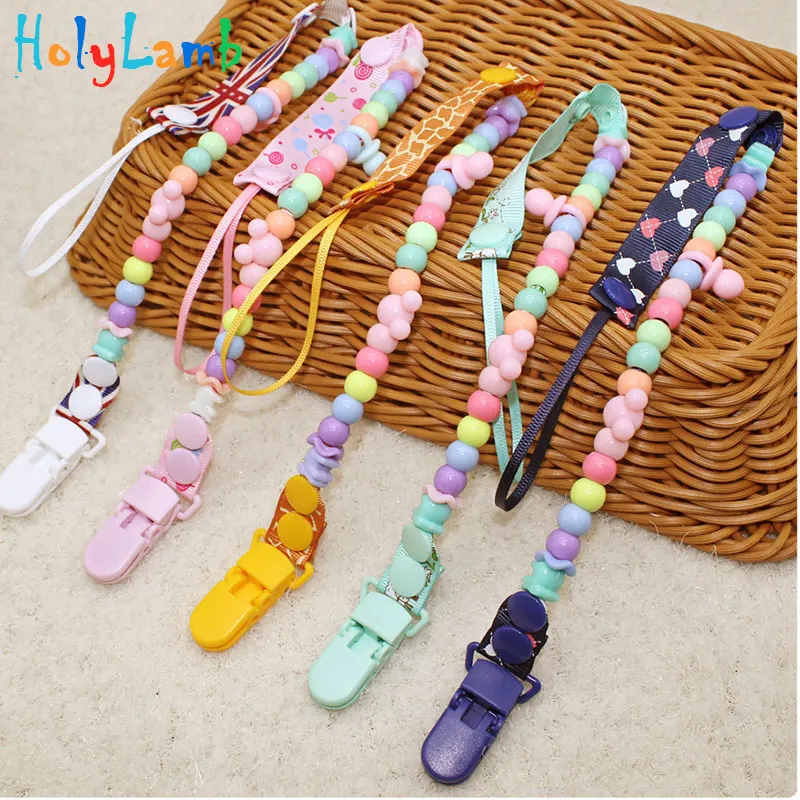 

1Pcs Baby Pacifier Clips Kids Newborn Dummy Holder Baby Christmas Gift Baby Pacifier for Baby Kids Pacifier Chain for Teethers