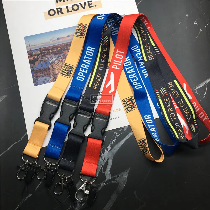 Before Flight Lanyards for Key Neck Strap For Card Badge Gym Key Chain Lanyard Key Holder DIY Hang Rope Keychain correa cuello