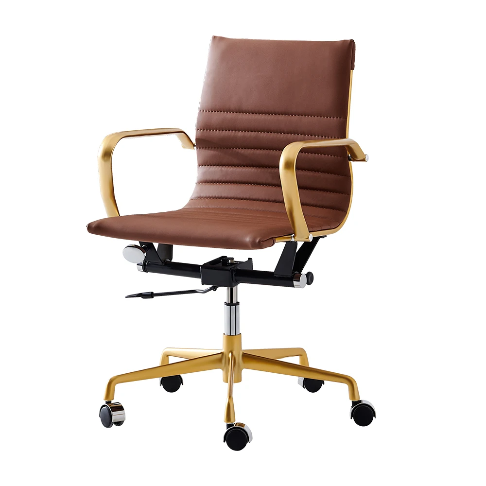 Home Simple Lifting Study Swivel Art Backrest Brown Multiple
