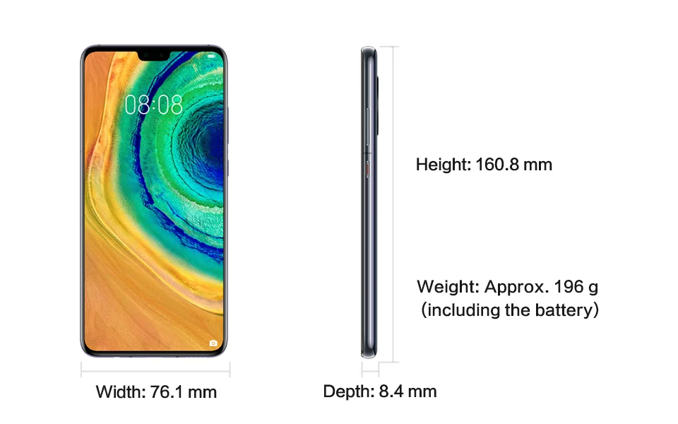 huawei mate 30 смартфон 40MP Тройная задняя камера 6,62 ''полный экран Kirin 990 27W беспроводной QC Скидка 600 руб. /. При заказе от 5500 руб. /Промокод: newyear600 / Количество ограничено,торопи