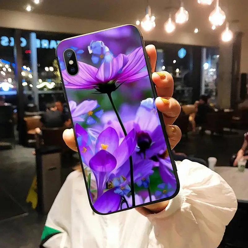 

Romantic lavender Purple flowers Phone Case for iPhone 11 12 pro XS MAX 8 7 6 6S Plus X 5S SE 2020 XR