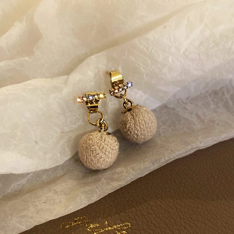 

Серьги-подвески женские с шариками из серебра 925 пробы, с фианитом