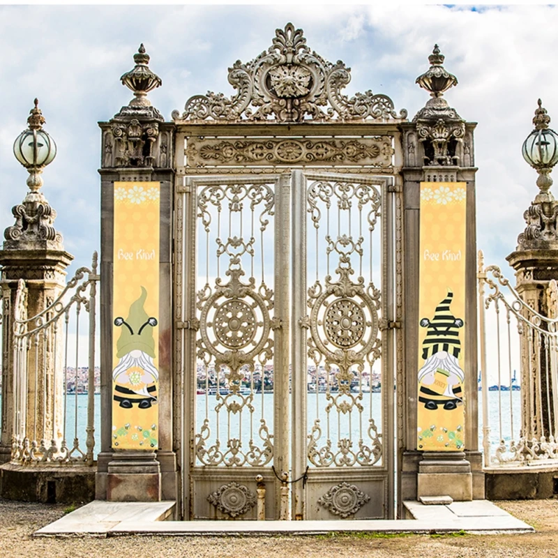 

New Product Bee Holiday Bunting Decoration Household Doors And Windows Holiday Party Logo Decoration Bee Curtain Porch Banner