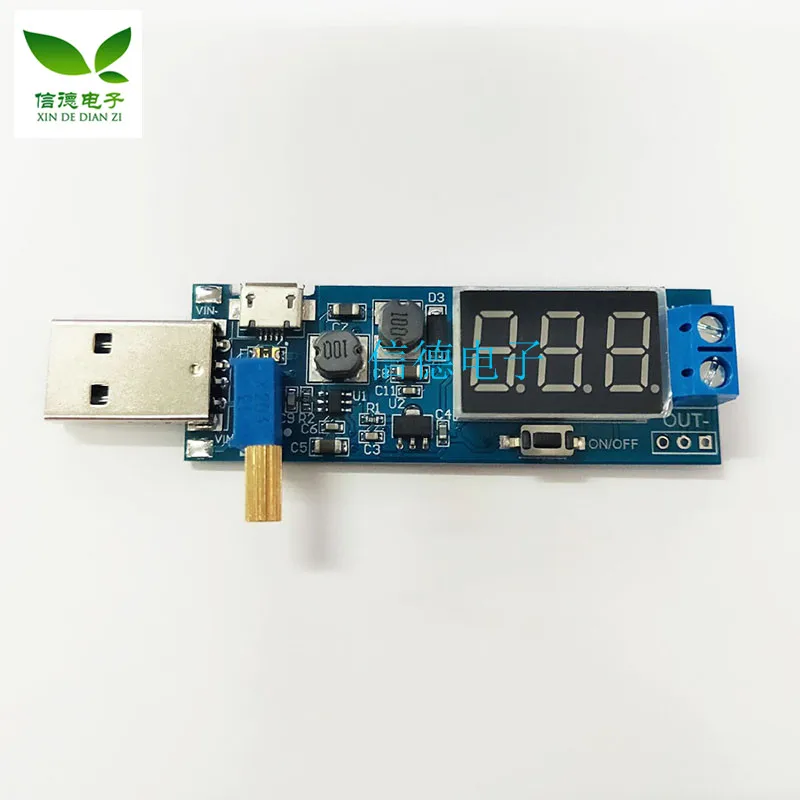 

DC-DC USB boost power supply regulator module 5V to 3.3V 9V 12V 24V desktop power supply module