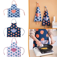 kitchen apron oil proof household cooking apron adjustable sleeveless apron work overalls scvd889