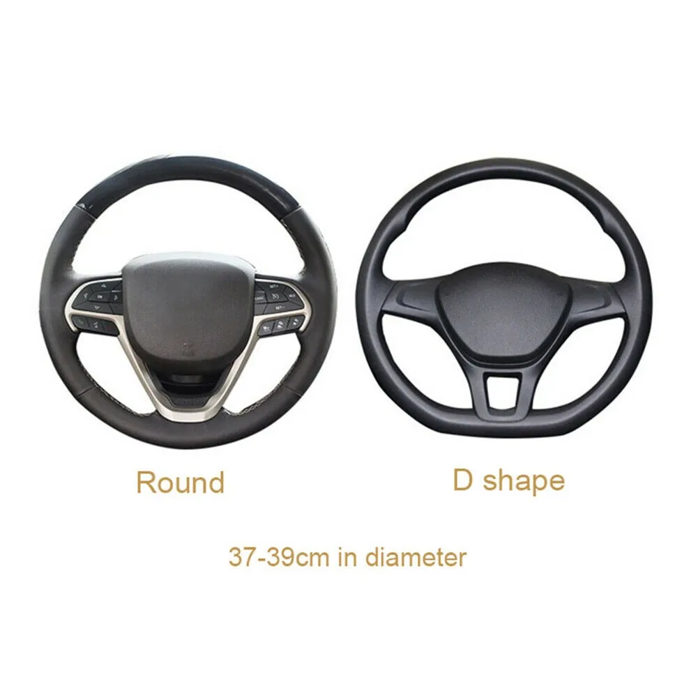 

Universal Steering Wheel Cover PU Leather SUV 15''/37-38cm Accessories