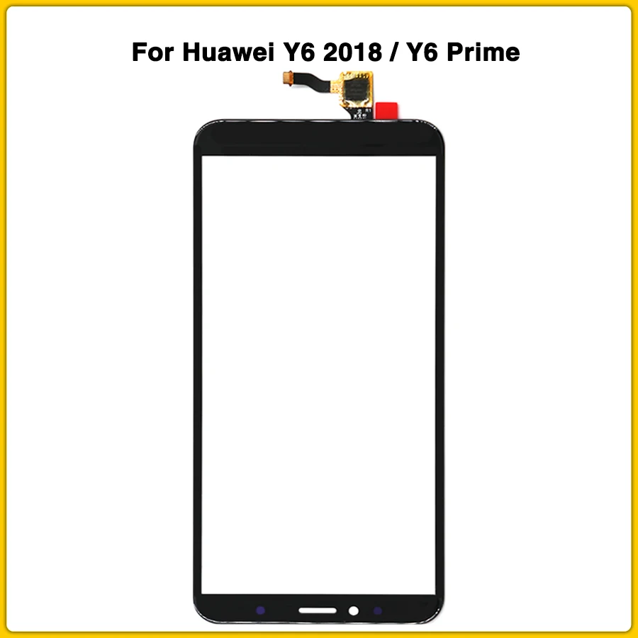 Y6 сенсорный экран для huawei Y6 /Y6 Prime сенсорный экран панель дигитайзер сенсор ЖК-дисплей Переднее внешнее стекло
