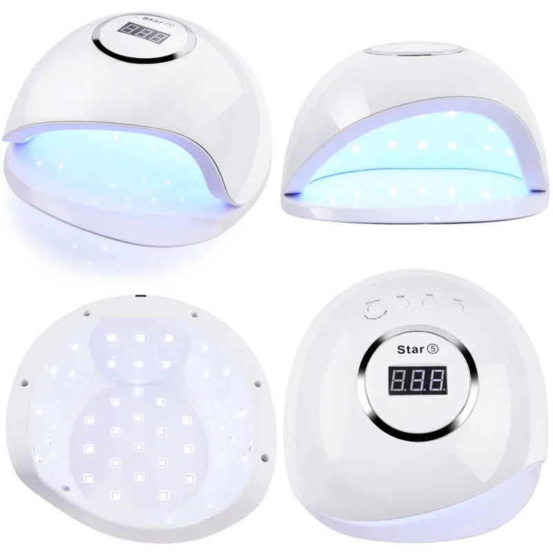80W Intelligent Sensor 10s/30s/60s/99s Phototherapy Machine LED Nail Dryer Manicure Tool | Красота и здоровье
