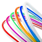 Неосветильник светодиодсветильник лента, 12 В постоянного тока, s 2835 Светодиодный, sM, водонепроницаемая неоновая лента, уличная неоновая лента 120 м, 1 м, 2 м, 3 м, 4 м, 5 м, гибкая светодиодная лента