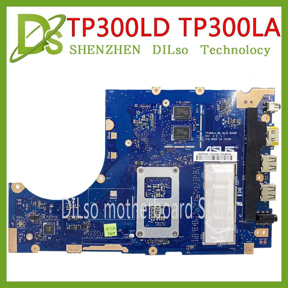 Verkaufen KEFU TP300LD Motherboard Für ASUS TP300LA Q302LA Q302L TP300 TP300L TP300LJ Laptop Motherboard I7-4510U GT820M-2GB Original