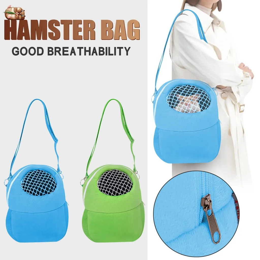 

Portable Pet Guinea Pig Squirrel Small Pets Lightweight Mesh Bags for Hamsters Carrier Bag Portable Breathable Outgoing Bag
