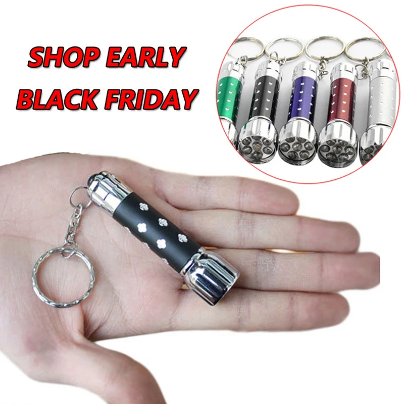Светодиодный карманный мини брелок светодиодный светильник Выжимной уличный