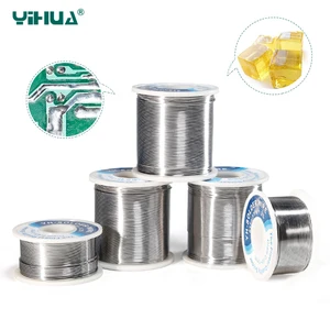 YIHUA 50g Soldering Tin Wire Tin Melt Rosin Core 0.4mm  0.6mm 0.8mm 1mm Soldering Wire Roll No-clean in Pakistan