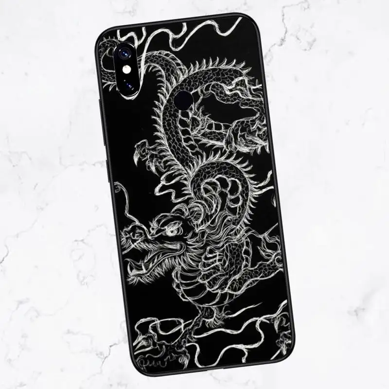 

Chinese dragon Phone Case For Xiaomi Redmi 7 8 9t a3Pro 9se k20 mi8 max3 lite 9 note 9s 10 pro