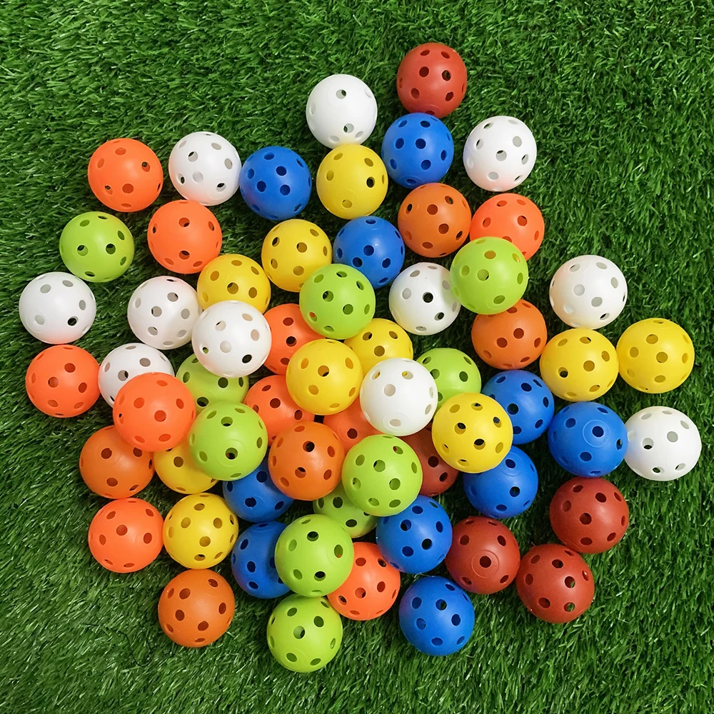 24Pcs/Bag 42MM Airflow Plastic Perforated Color Indoor Pract