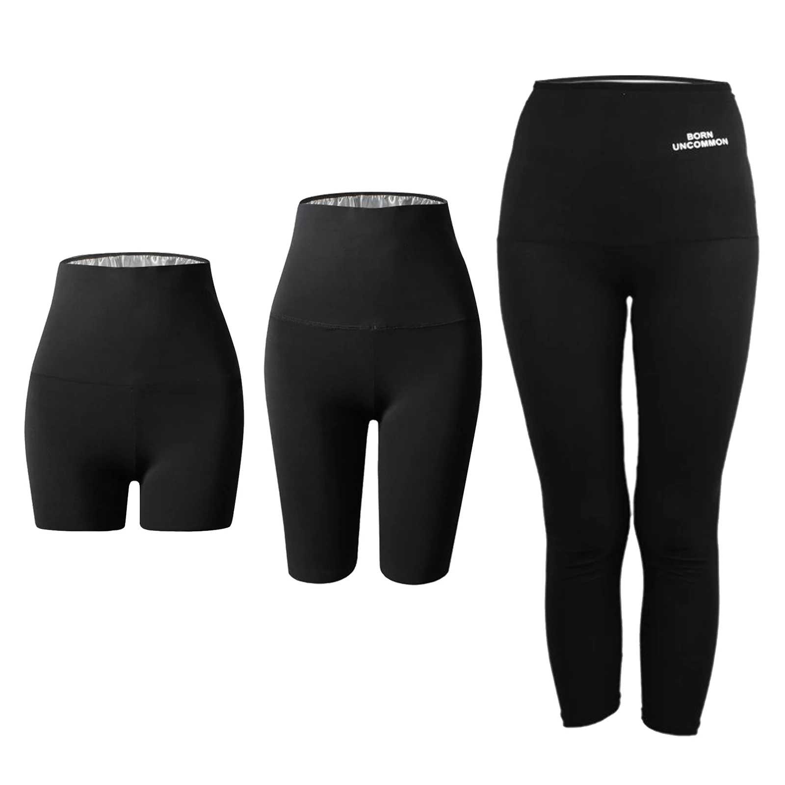 Женские штаны-сауна для похудения Термолеггинсы утягивающие штаны тренировок |