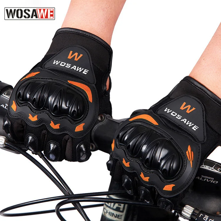 

WOSAWE Adult Protector Motocross Protection Gear Knee Guard Gloves Motorcycle Knee Pads and Gloves Guard Protective Gear Sets