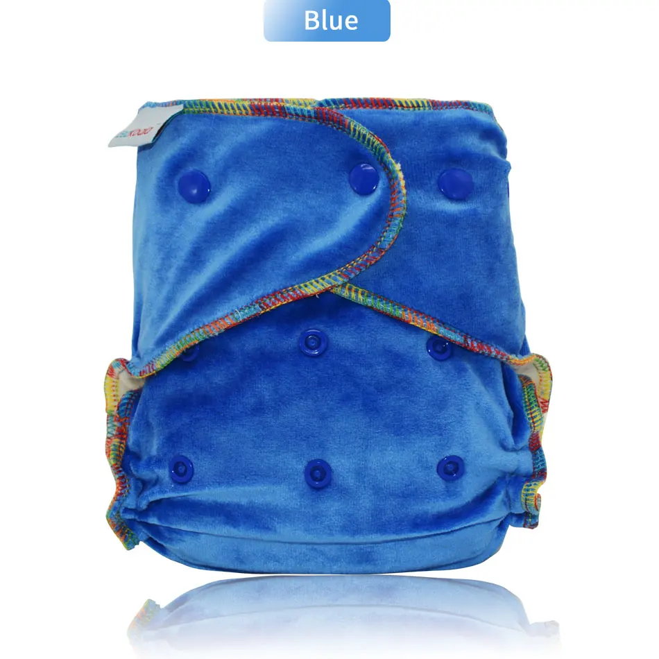 EezKoala-pa&ntilde;al de tela ajustado de terciopelo de bamb&uacute; ecol&oacute;gico, pa&ntilde;ales lavables reutilizables para beb&eacute; AI2, venta al por mayor, 3 unids/lote-3