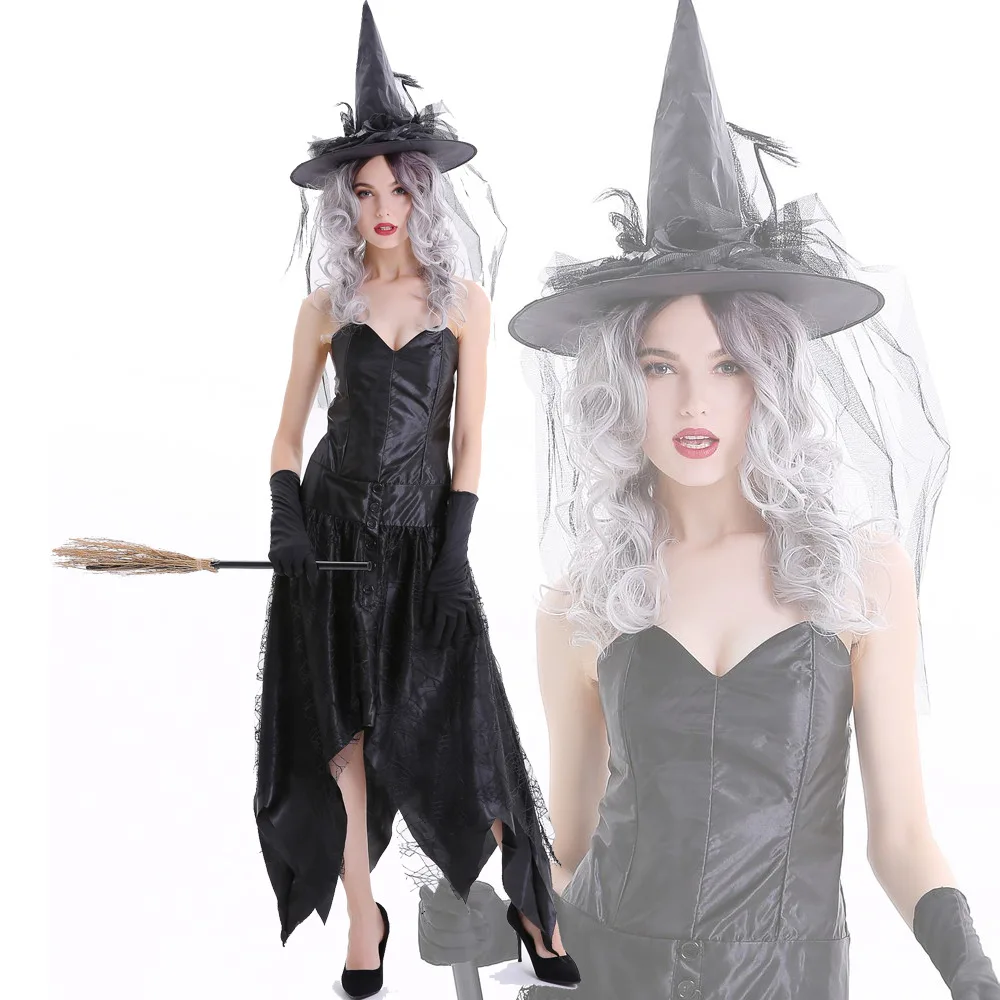 

Fantasia Women`s Witch Cosplay Halloween Witch Vampire Sorceress Costume Festival Parade Carnival Masquerade Fancy Dress Large
