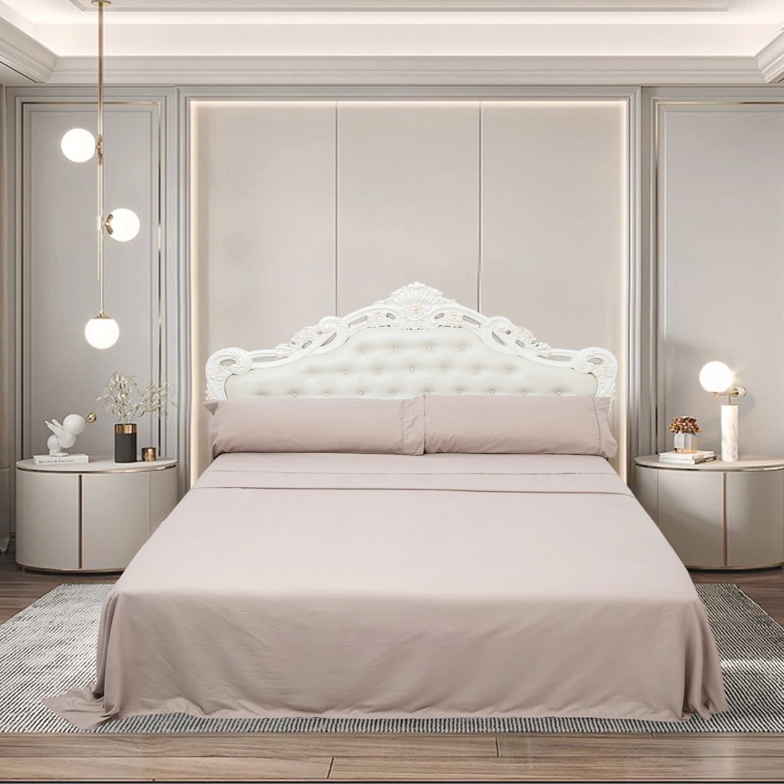 

Комплект постельного белья из микрофибры, 120 г/кв. М