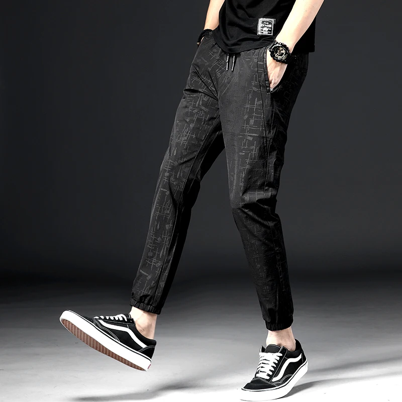 Лето 2020 Новое поступление мужские брюки модные повседневные карандаш для мужчин