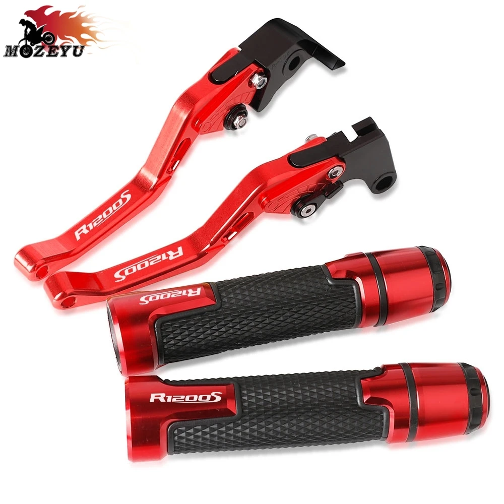 

R1200S Adjustable Brake Handle Clutch Levers Motorcycle Thruster Grip Handle Bar Cap End Plugs For BMW R1200S 2006 2007 2008