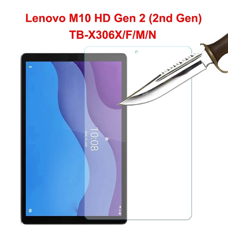 

9H Tempered Glass For Lenovo Tab M10 HD 2nd Gen 10.1 Inch Screen Protector X306X TB-X306F Anti Fingerprint Clear Protective Film