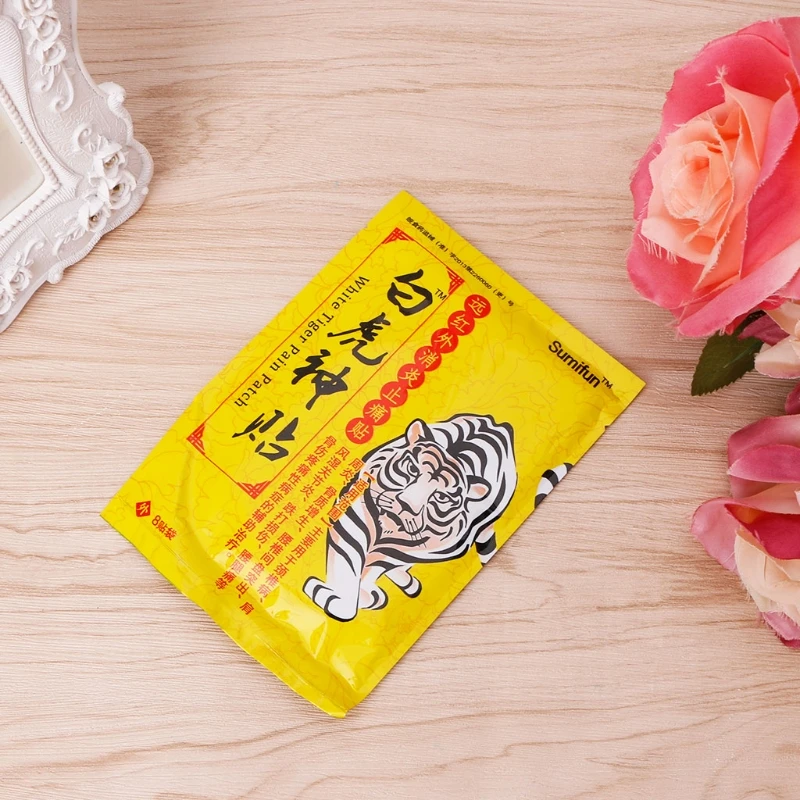 

H7JC 8Pcs Muscular Stiff Shoulders Pain Relieving Patch Ache Patches Relax Muscle