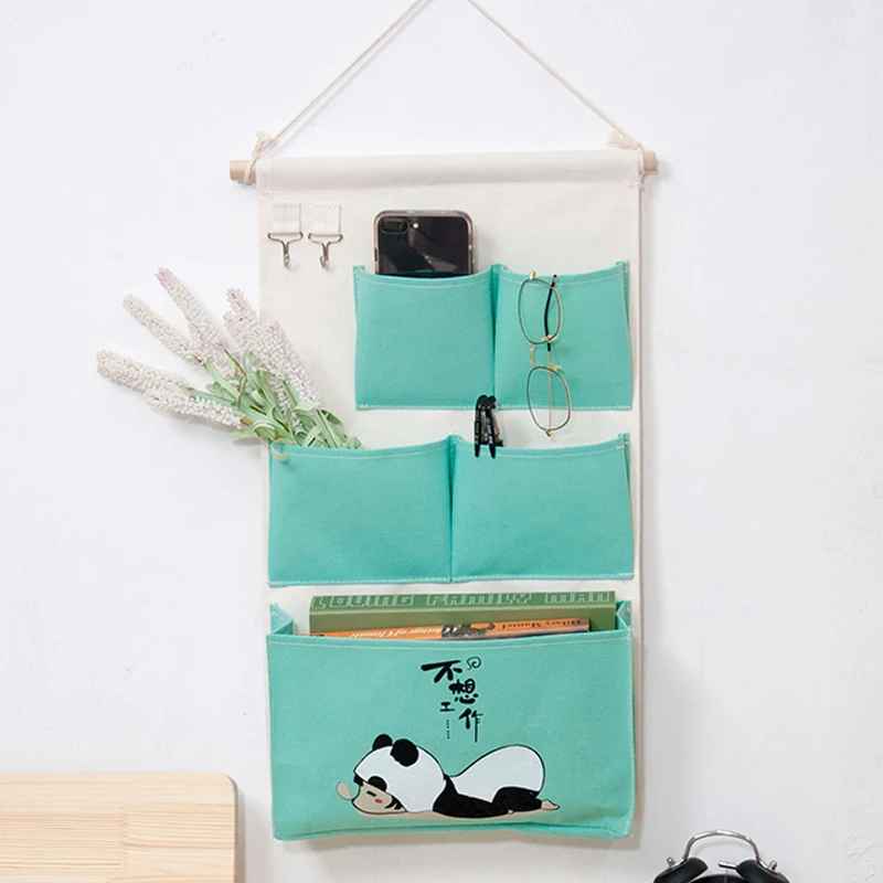 

Over The Door Magazine Storage Pockets Wall Door Closet Hanging Storage Bag Organizer for Bedroom & Bathroom