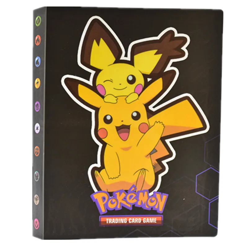 

240Pcs Pokemon Pikachu GX EX Charizard V Vmax Holder Collections Pokemon Cards Album Book Top Loaded List Toys Gift for Children