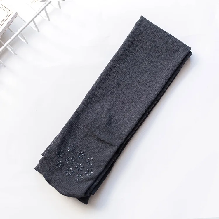 dark grey Женская спортивная одежда, чулки до бедра, одноцветные, ребристые манжеты, Нескользящие, длинные чулки, женские, для улицы, для йоги, спортивная одежда, гладкие тонкие носки - Цвет: dark grey