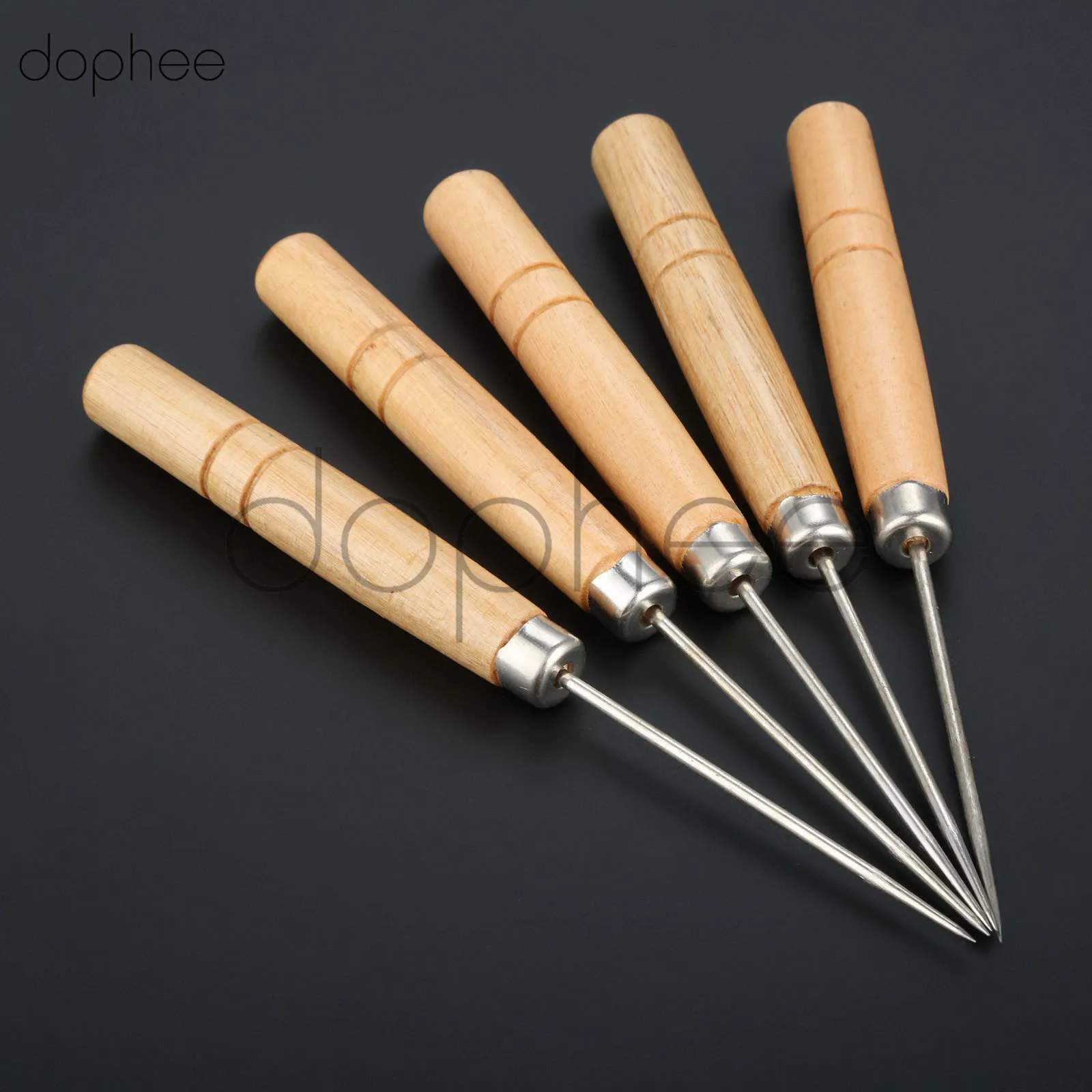 Dophee инструмент для шитья и ремонта шил с деревянной ручкой многоразовые круглые
