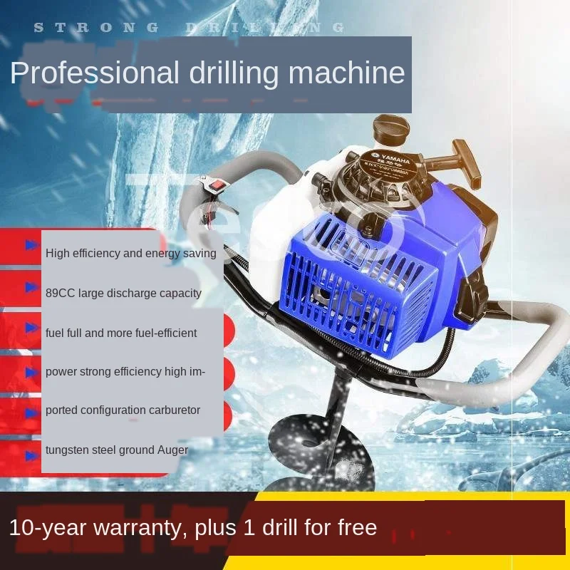 Beste Spiraal Land Grote Diameter Stapel Rijden Energiebesparende Ijs Boormachine Rhinestone Hand Push