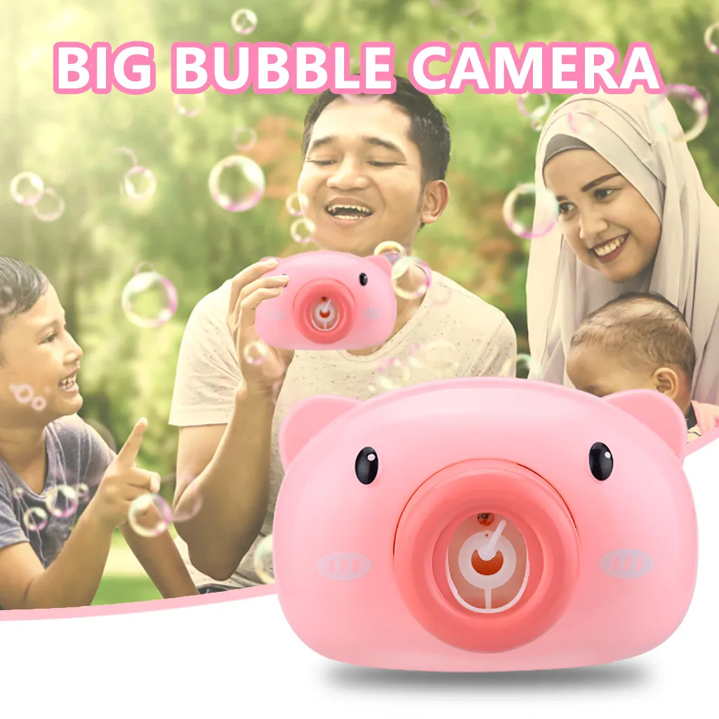 Детский Электрический Музыкальный аппарат для создания пузырей милые панды