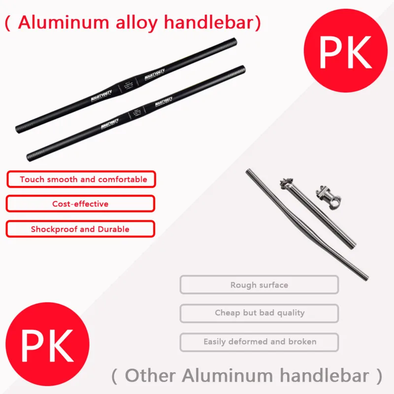 MIGHTYDUTY горный велосипед прямой руль сверхлегкий алюминиевый дорожный из сплава