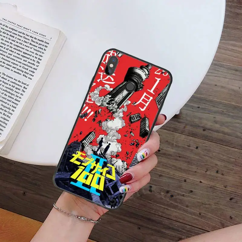 

Mob Psycho 100 Phone Case For Xiaomi Redmi note 7 8 9 t k30 max3 9 s 10 pro lite