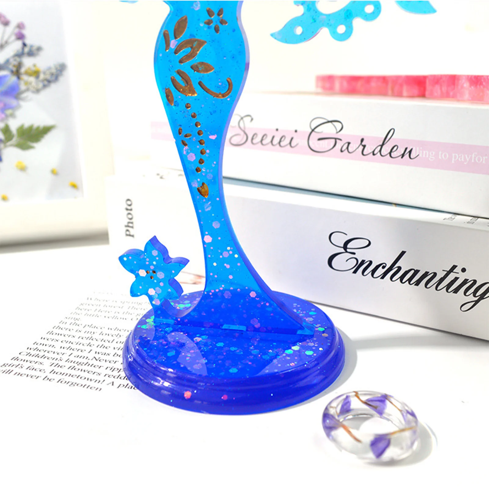 Стеллаж для ювелирных изделий сделай сам стеллаж демонстрации смолы Хрустальный