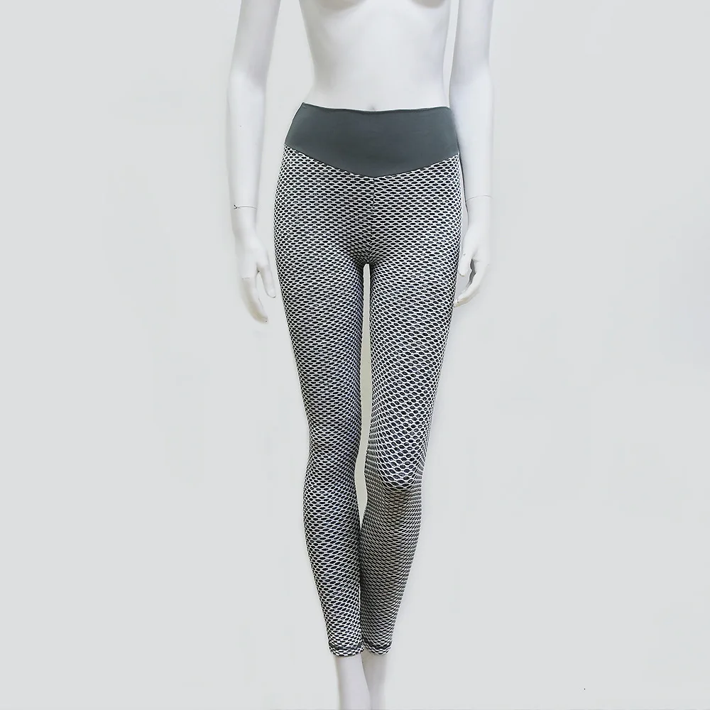 NCLAGEN Women Jacquard Weave Sweat Squat Proof Mesh Seamless Knitting Scrunch Butt Leggings Yoga Pant Workout Fitness GYM Tights