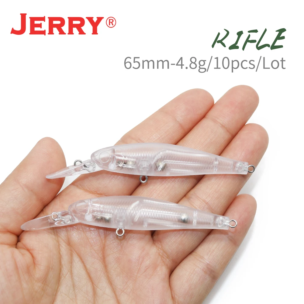 Джерри 10 штук 65 мм Неокрашенный Пластик рыболовные приманки Высокое качество DIY