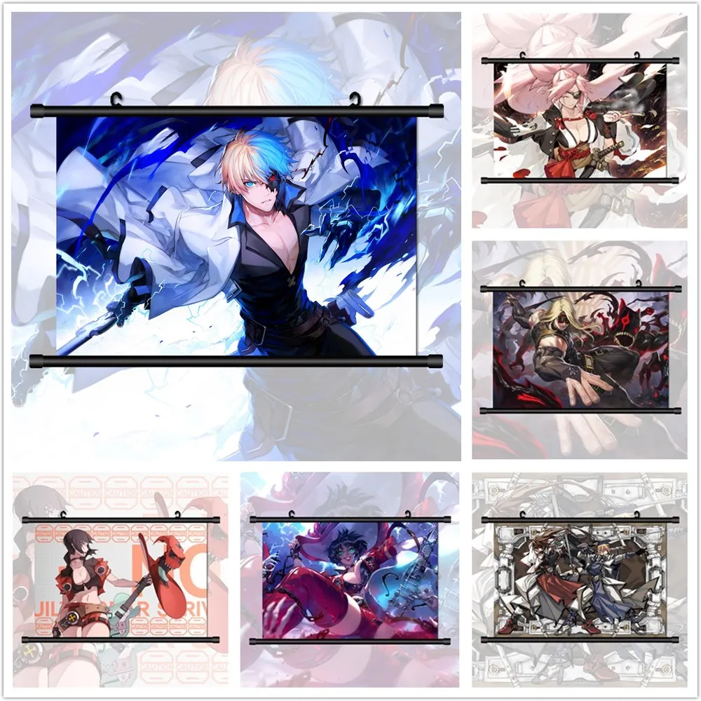 

Guilty Gear Baiken Ky I-no Zato-1 Anime Posters Canvas Painting Wall Decor Wall Posters Wall Art Picture Decoration Home Decor