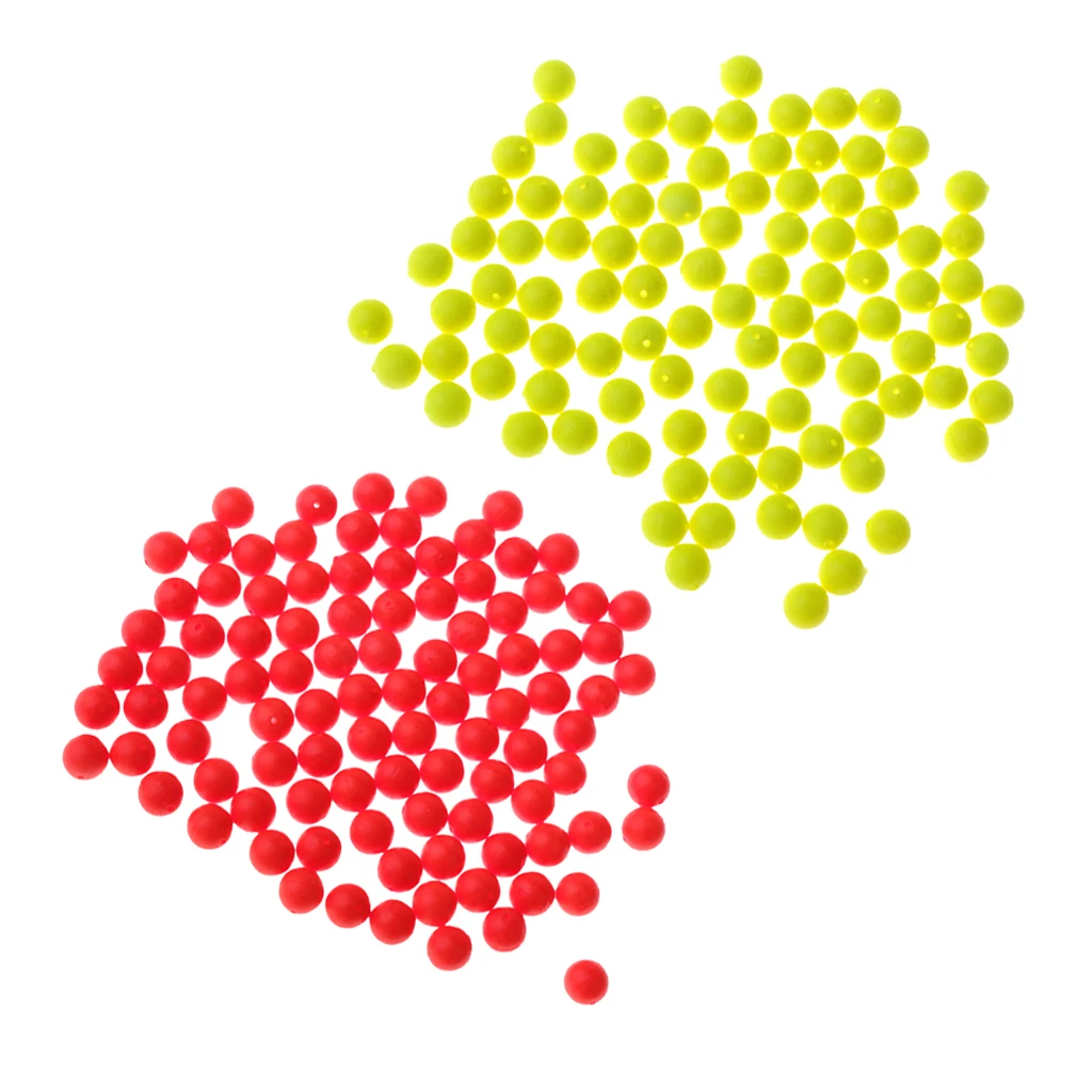 200 шт. поплавок для рыбалки плавающие поплавки шарики с индикатором из пены
