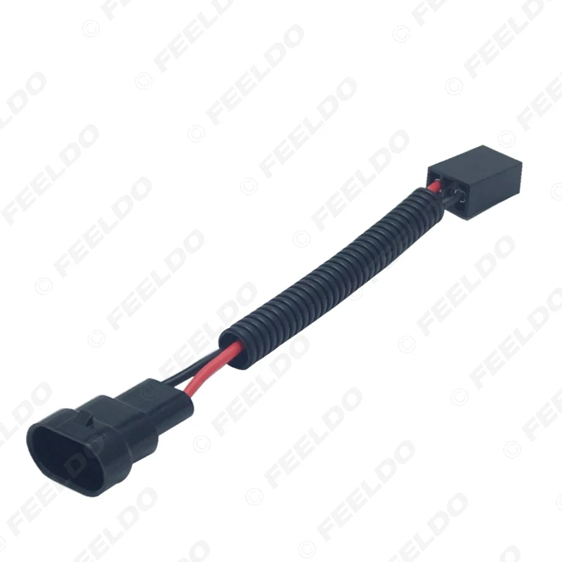 FEELDO автомобильная фара адаптер для проводки лампы 9005-11/9006-11 к разъему H7-21