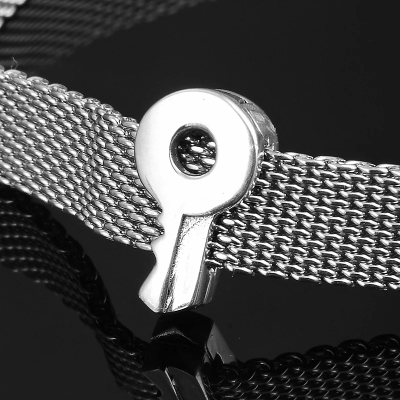 Новые 925 пробы Серебряные бусы-клипсы в форме ключа для изготовления ювелирных