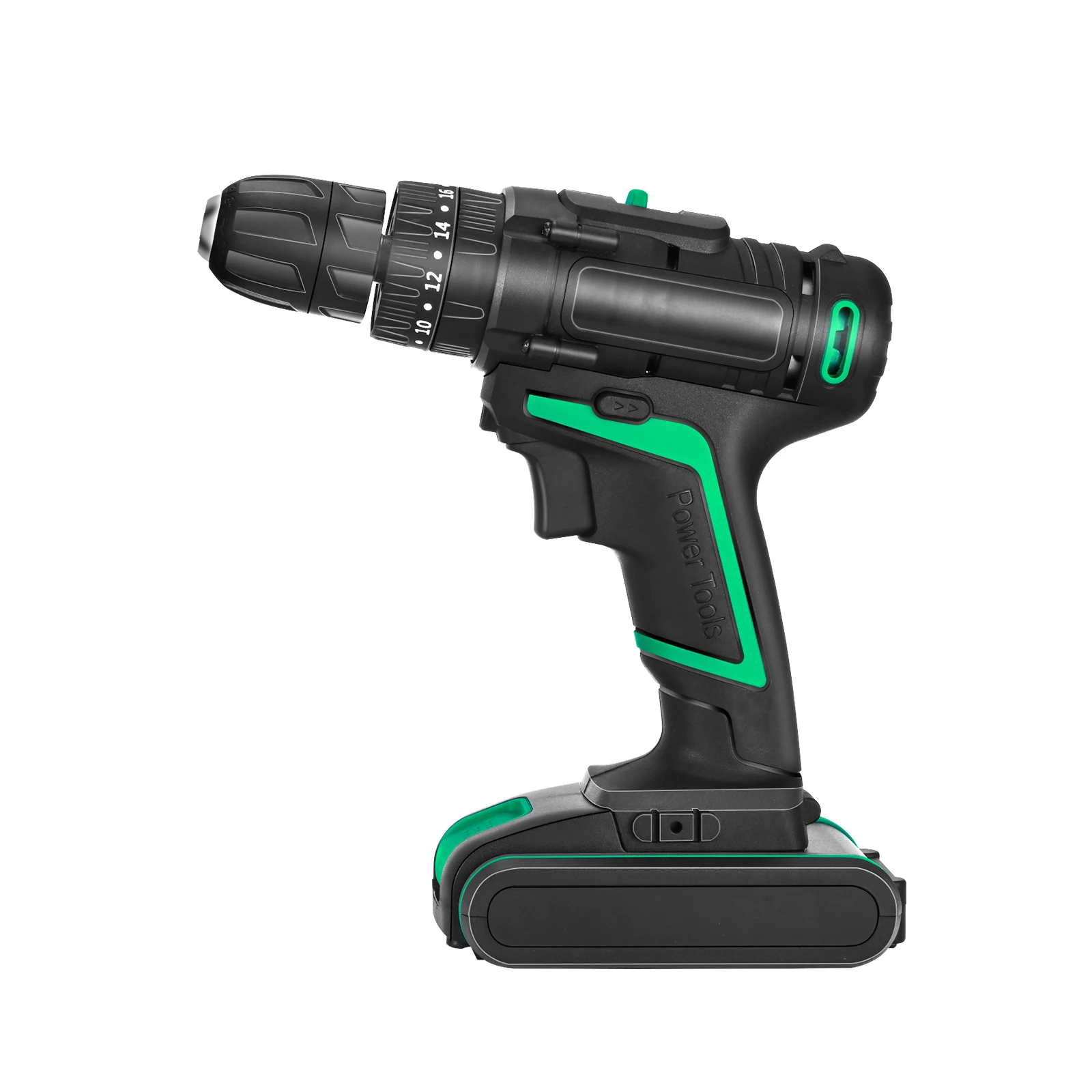 

25-Volt Brushed Cordless Impact Drill Rechargeable LED Electric Drill with 2 AH Battery Power Stripping and driving Screws Tools