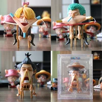 one piece action figures gk monkey d luffy vinsmoke sanji roronoa zoro personality full set limited edition model toy