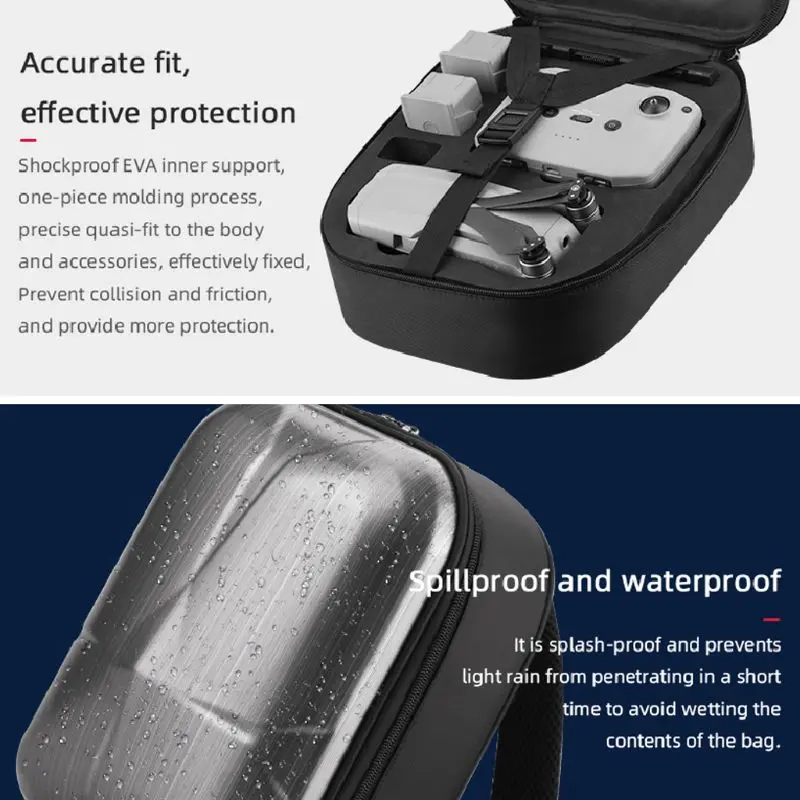

Hardshell Backpack Waterproof Storage Bag Carry Case for D-JI Mavic Air 2 Drone June