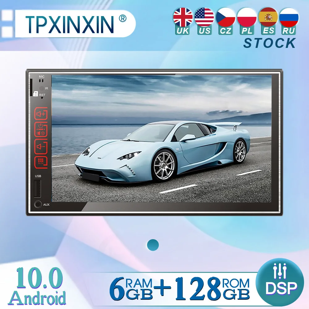 

Autoradio 2 Din Android 10 Car Radio Stereo 7 inch Auto Audio RDS Multimedia Player Gps Navigation Touch Screen Universal