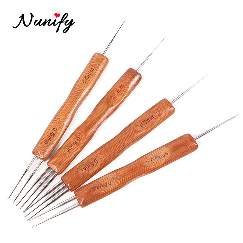 Nunify Dreadlock Crochet Hook Include Dreadlocks Crochet Hair Weaving Needle Tool Hair Braid Craft Locking Hooks 1Pcs/Lot